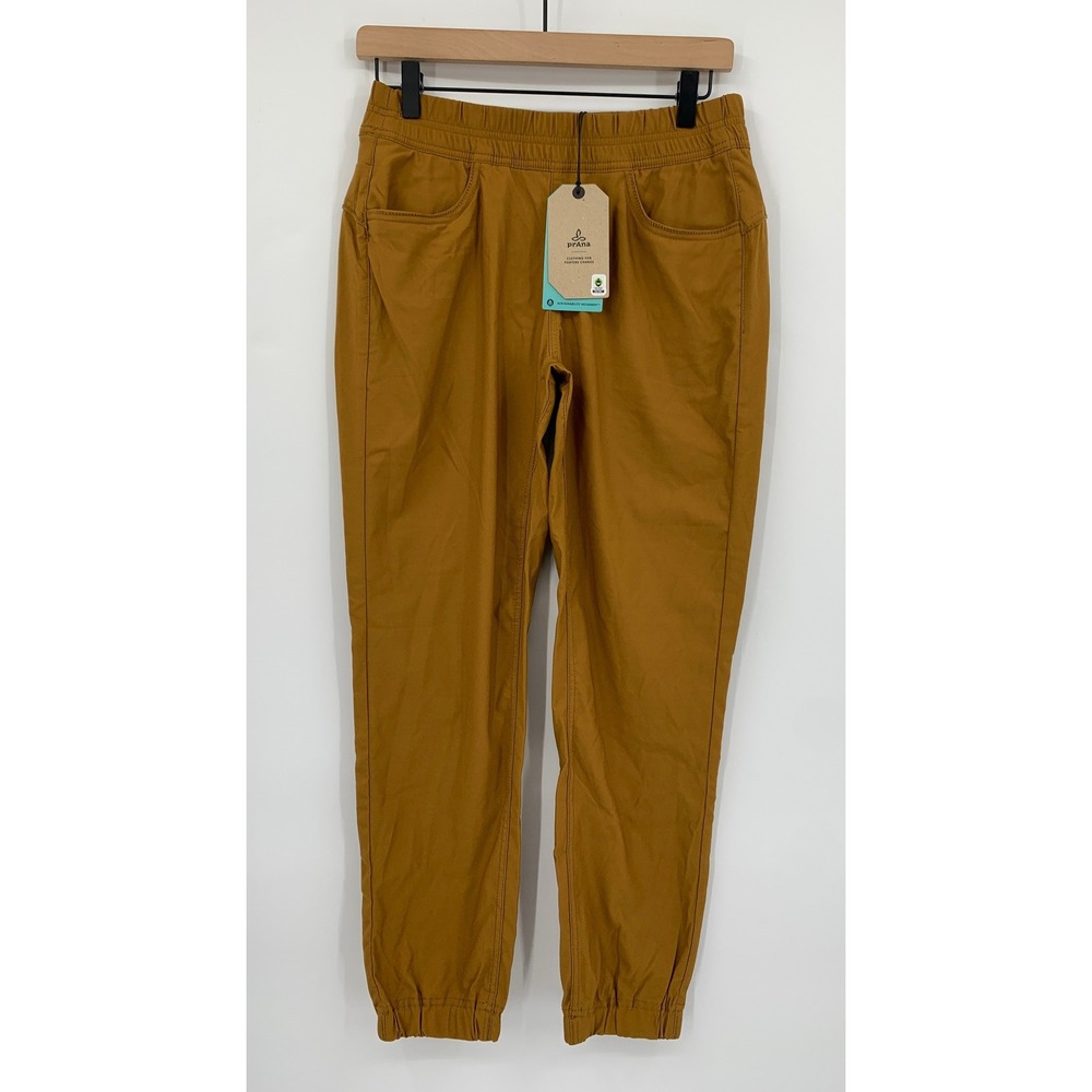 Prana Pants Womens 6 Brown Halle E-Waist Jogger II Stretch Hiking Outdoor NEW